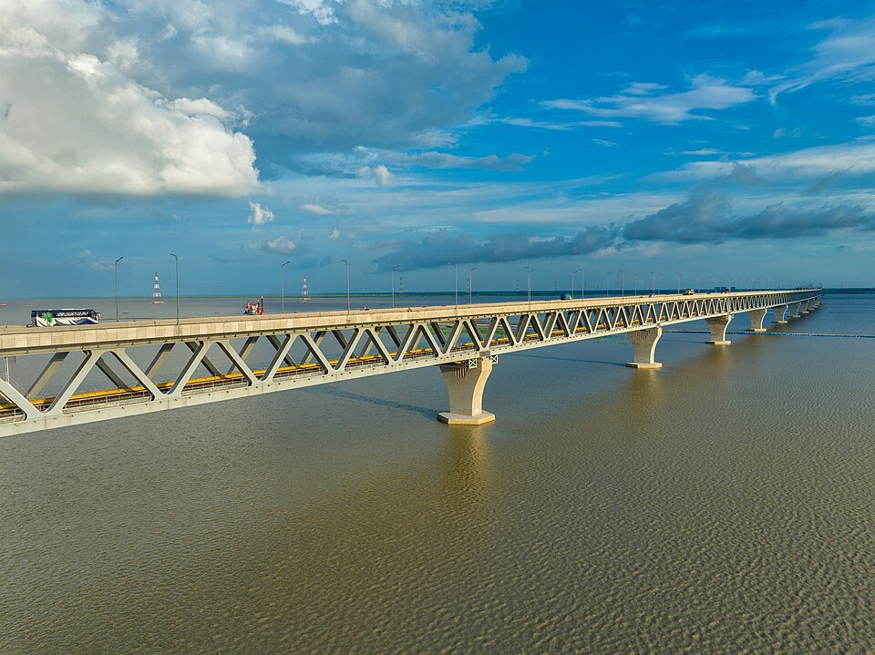 পদ্মা সেতু (যাজিরা প্রান্ত) — ছবি